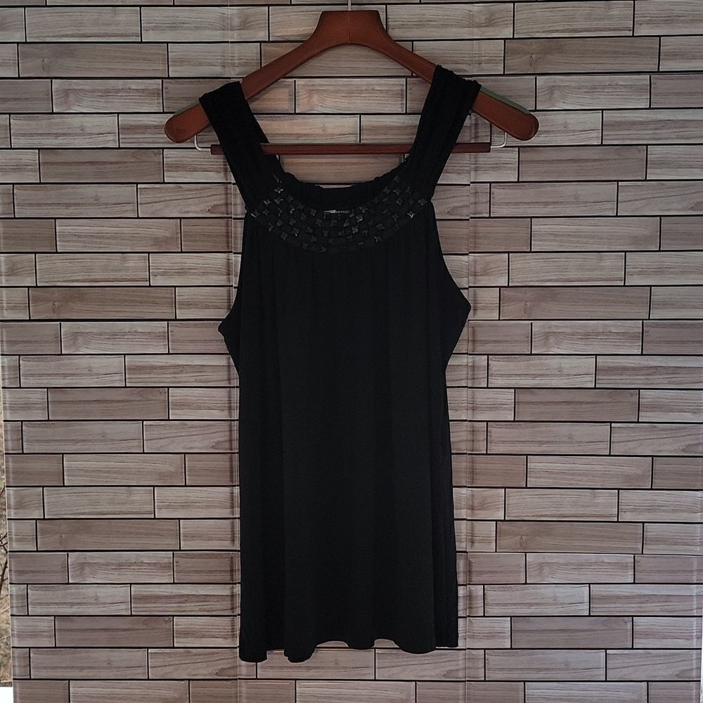 Perception black sleeveless blouse size 2X